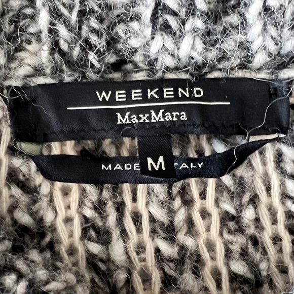 MaxMara Weekend Chunky Alpaca Cashmere Zip Cardigan | M - Picture 8 of 11